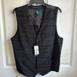 Perry Ellis - NWT - Black Vest - Size LG